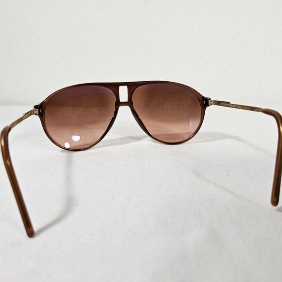 Vintage Serengeti Drivers Brown And Gold Sunglasses Made In Japan. - Picture 3 of 11